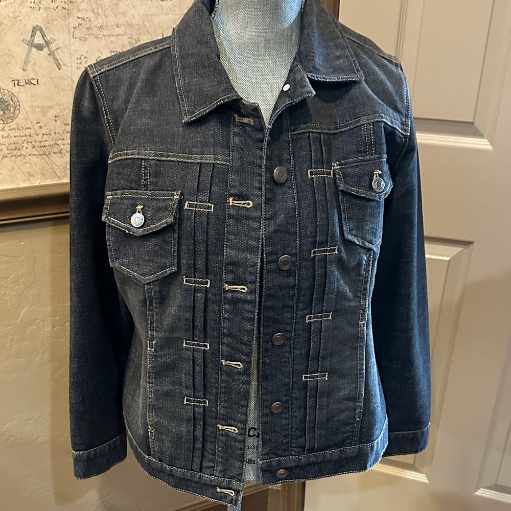 Classic Black Denim Jean Jacket